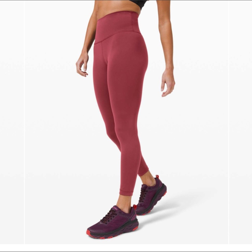 Lululemon Wunder Train High-Rise Tight 25"
Chianti